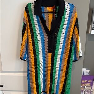 Simon Miller MANGO COLLAB Multicolor Striped Mini Dress